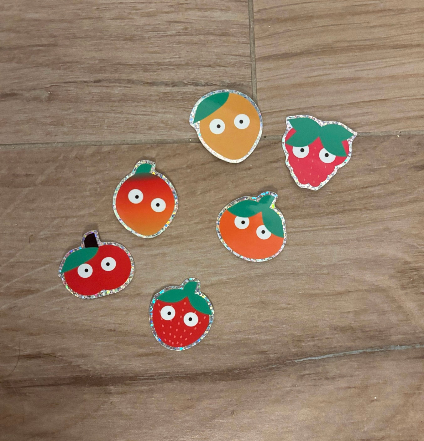 Sticker Pack de 6 stickers - Collection NitaFruit 🍓🍎