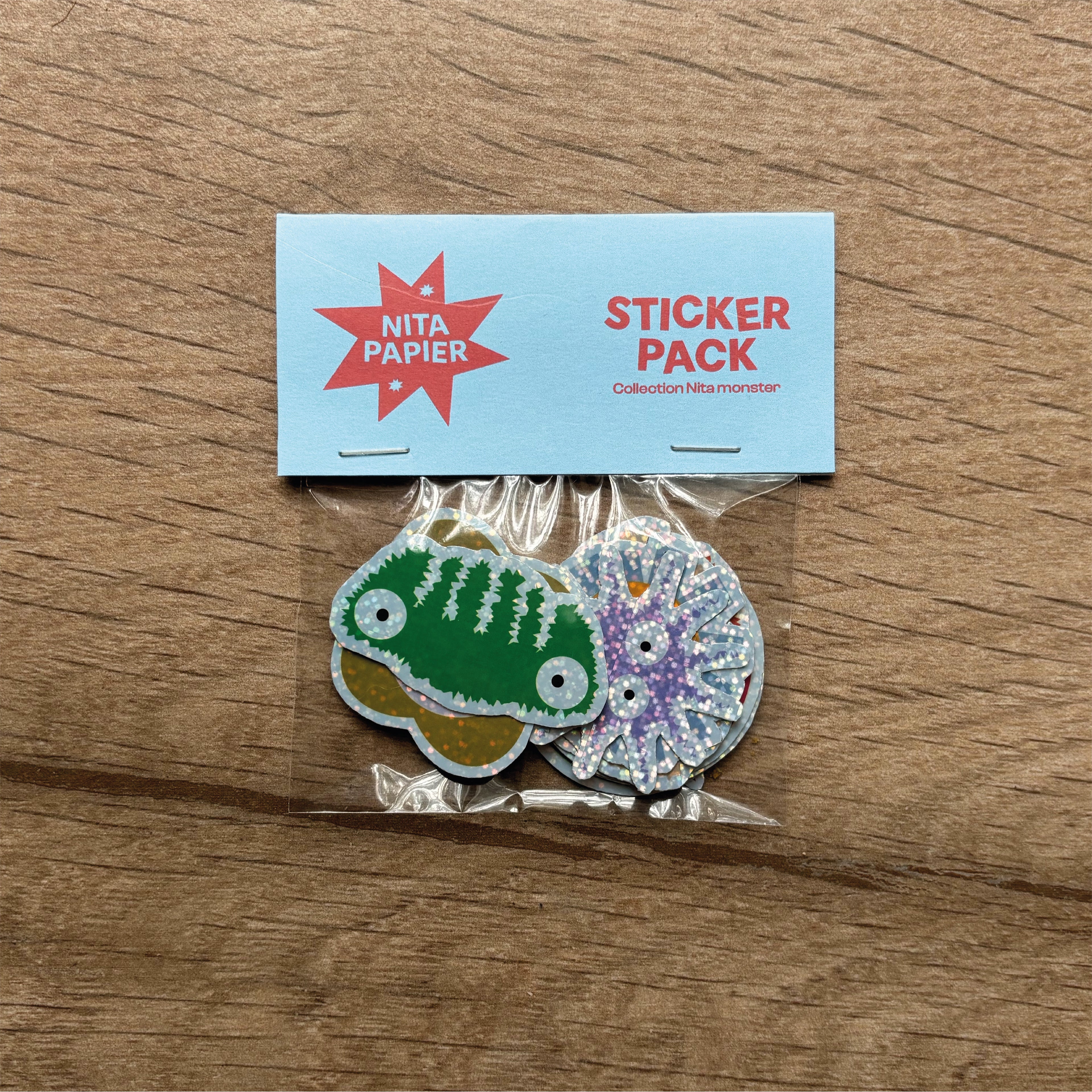 Sticker Pack de 7 stickers - Collection Nitamonster ✨